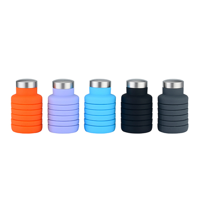 folding silicone water bottle
